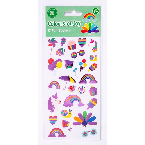 Learning Can Be Fun - Colours of Joy  - Foil Sticker Set