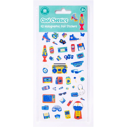 Learning Can Be Fun - Cool Classics - Holographic Sticker Set
