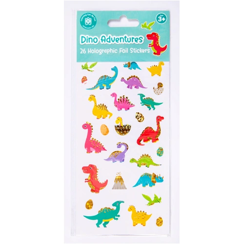 Learning Can Be Fun - Dino Adventures - Holo Sticker Set