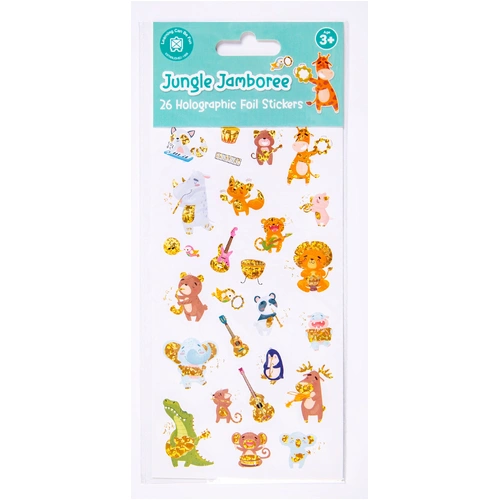 Learning Can Be Fun - Jungle Jamboree - Holo Sticker Set