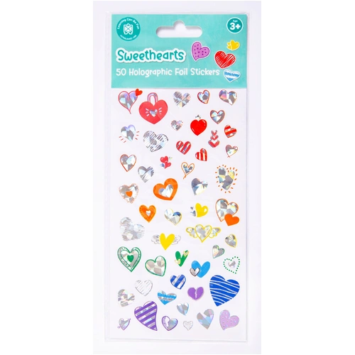 Learning Can Be Fun - Sweethearts - Holographic Sticker Set