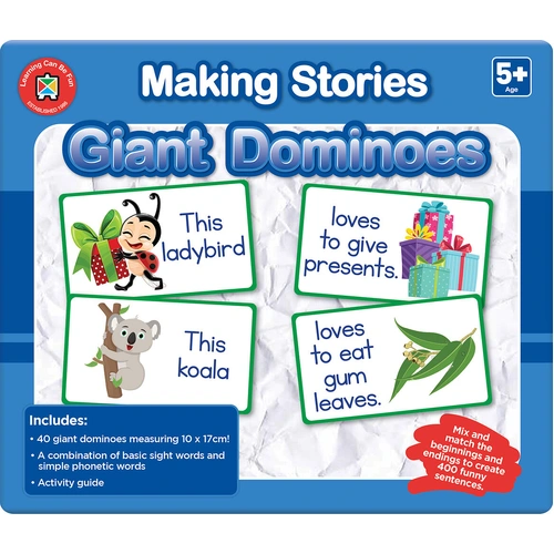 Learning Can Be Fun - Making Stories Giant Dominoes