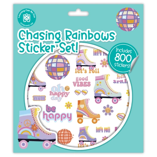 Learning Can Be Fun - Chasing Rainbows Sticker Pack (800 stickers)