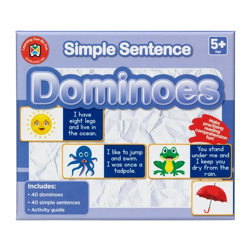Learning Can Be Fun - Simple Sentence Dominoes