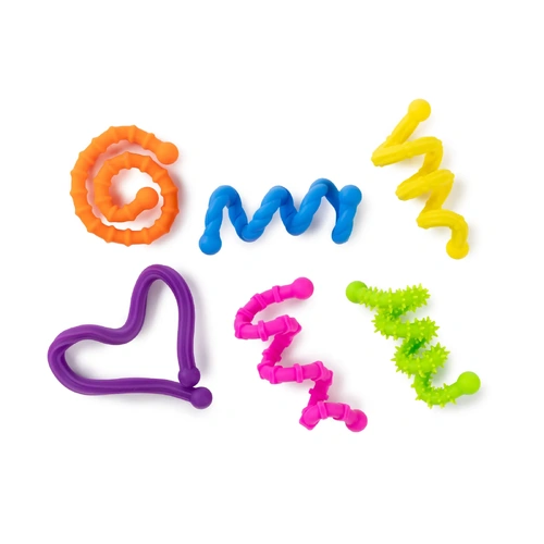 Sensory Sprouts - Textured Twistable Strings (set of 6)