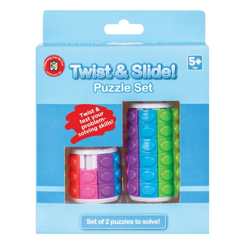 Learning Can Be Fun - Twist & Slide Puzzle Set