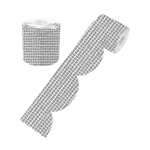 Learning Can Be Fun - Black and White Lines Rolled Scalloped Border