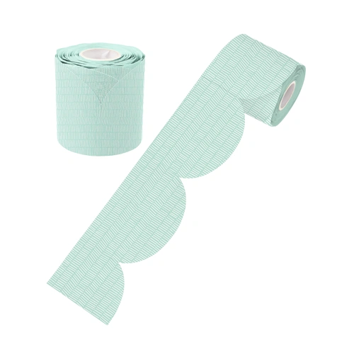 Learning Can Be Fun - Mint Patterned Rolled Scalloped Border
