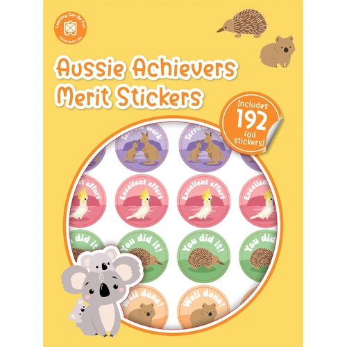 Learning Can Be Fun - Aussie Achievers - Merit Stickers