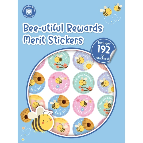 Learning Can Be Fun - Bee-utiful Rewards Merit Stickers