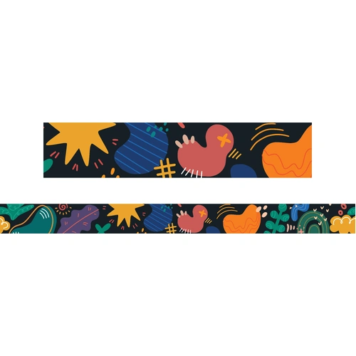 Learning Can Be Fun - Night Brights Abstract Border (Pack of 12)