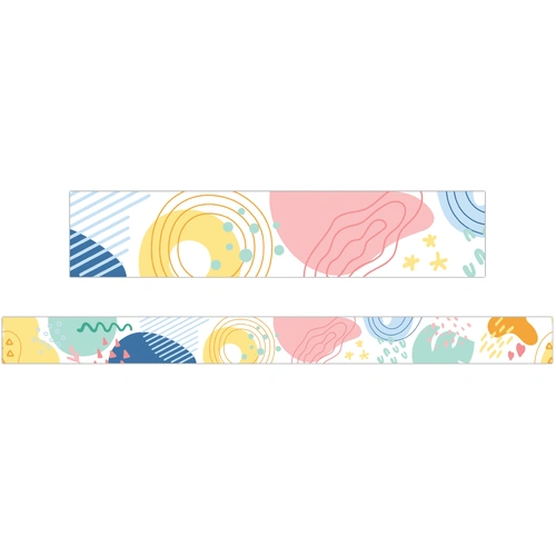 Learning Can Be Fun - Pastel Pop Abstract Border (Pack of 12)