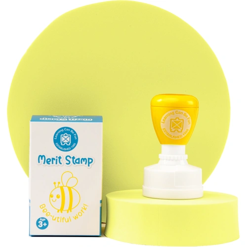 Learning Can Be Fun - Bee-utiful Work Merit Stamp