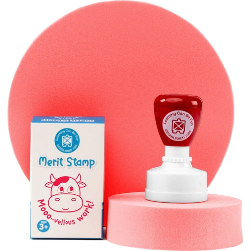 Learning Can Be Fun - Moo-valous Work Merit Stamp