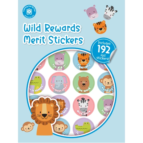 Learning Can Be Fun - Wild Rewards - Merit Stickers
