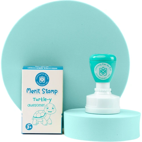 Learning Can Be Fun - Turtle-y Awesome Merit Stamp