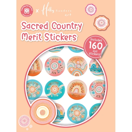 Learning Can Be Fun - Sacred Country Foil Merit Stickers Book
