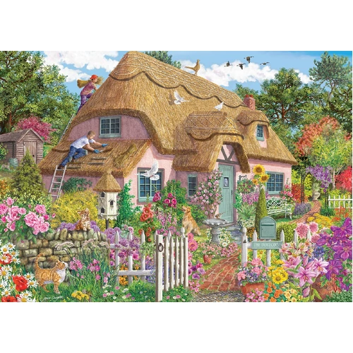Jumbo - Thatched Cottage Puzzle 1000pc