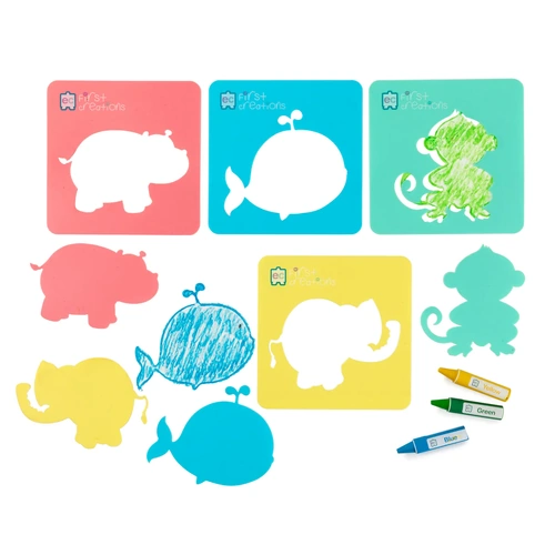 First Creations - Animal Stencils (set of 4)
