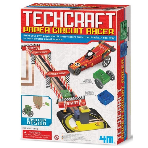 4M - Techcraft Paper Circuit Racer Kit