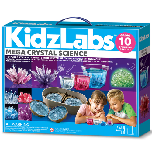 4M - KidzLabs Mega Crystal Science Kit