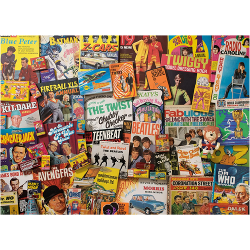 Gibsons - Spirit of the 60's Large Piece Puzzle 40pc