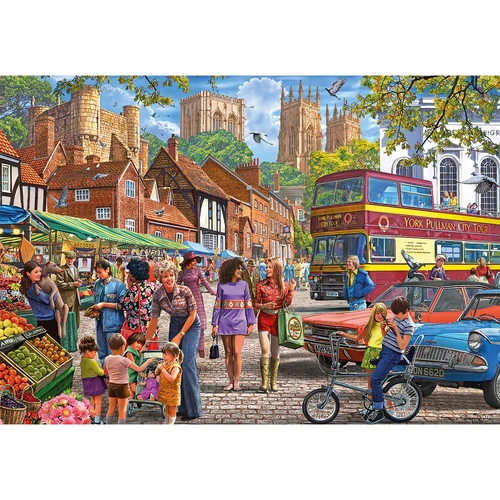 Gibsons - York Market Large Piece Puzzle 250pc