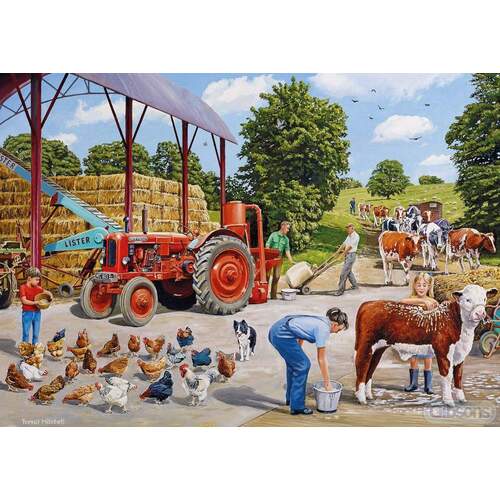 Gibsons - A Busy Farmyard Puzzle 500pc