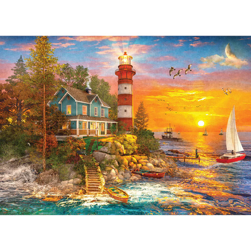 Gibsons - Lighthouse Island Puzzle 500pc