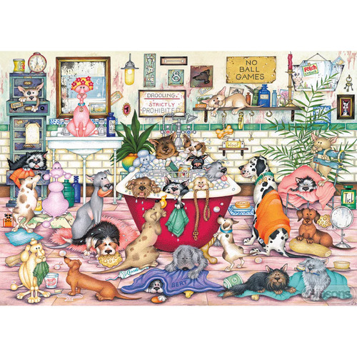 Gibsons - Bert's Bath Night Large Piece Puzzle 500pc