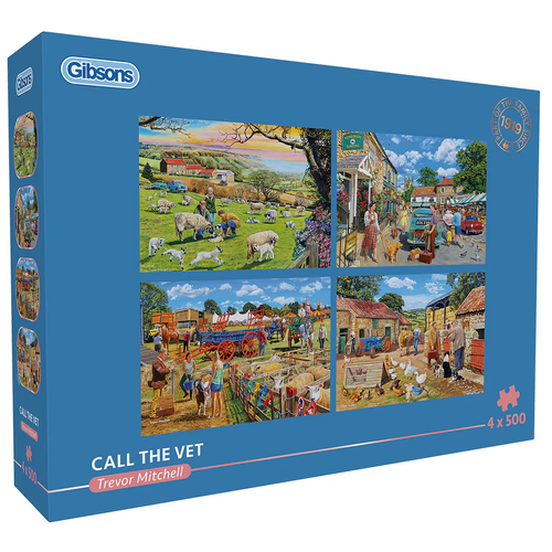 Gibsons - Call The Vet Puzzle 4 x 500pc