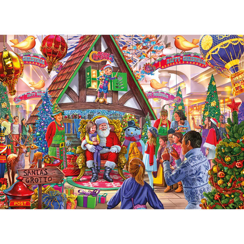 Gibsons - Visit Santa Puzzle 1000pc
