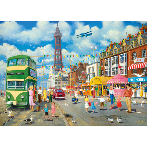 Gibsons - Blackpool Promenade Puzzle 1000pc