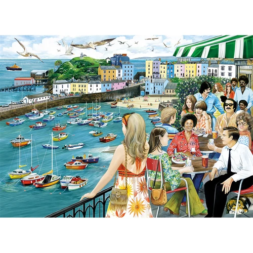 Gibsons - Dining At Tenby Puzzle 1000pc