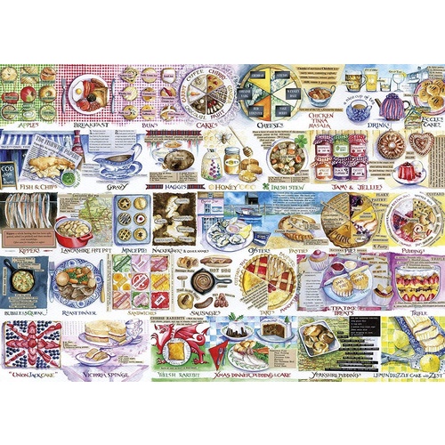 Gibsons - Pork Pies & Puddings Puzzle 1000pc