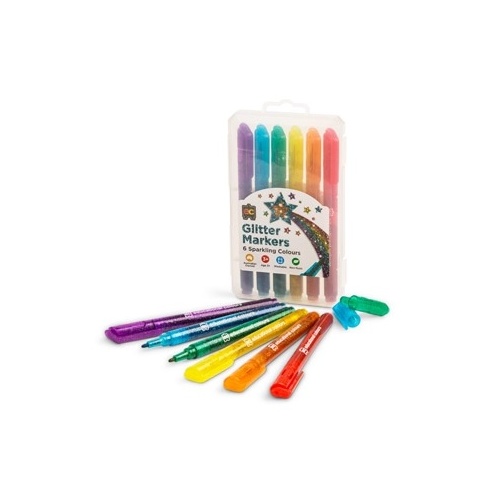 EC - Glitter Markers (6 pack)