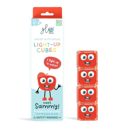 Glo Pals - Light-Up Cubes - Sammy (Red)