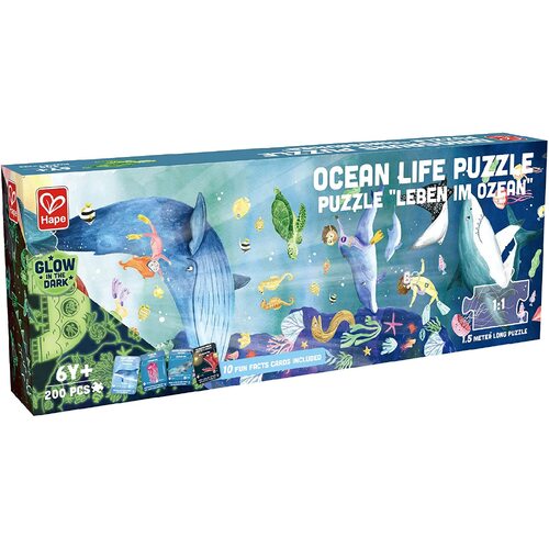 Hape - Ocean Life Puzzle 200pc