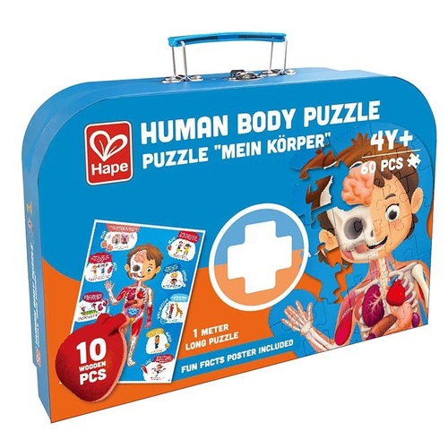 Hape - Human Body Puzzle (DAMAGED BOX)