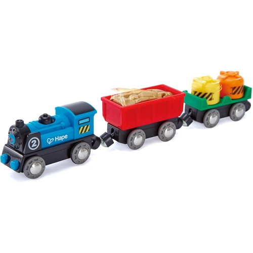 Hape - Battery Powered Rolling-Stock Set