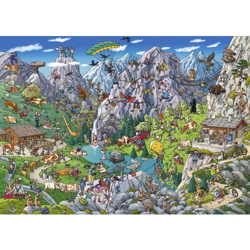 Heye - Tanck, Alpine Fun Puzzle 1000pc