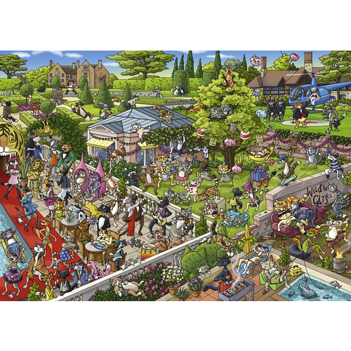 Heye - Tanck, Party Cats Puzzle 1000pc