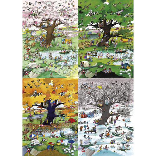 Heye - Blachon, Four Seasons Puzzle 2000pc