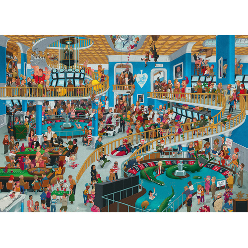 Heye - Oesterle, Chaotic Casino Puzzle 1000pc