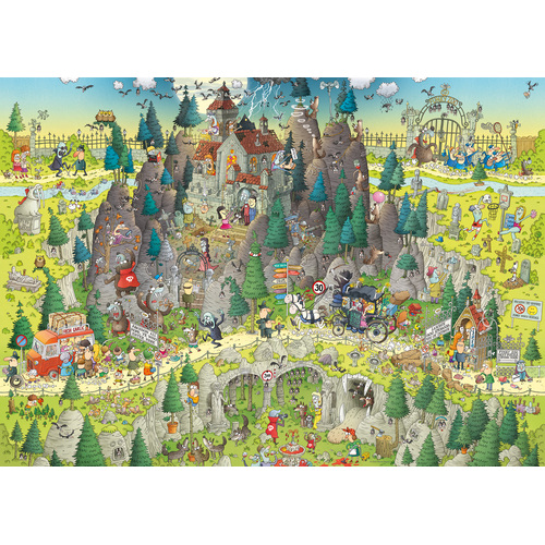 Heye - Funky Zoo - Transylvanian Habitat Puzzle 1000pc