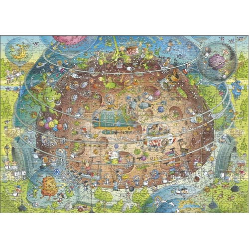 Heye - Funky Zoo - Cosmic Habitat Puzzle 1000pc