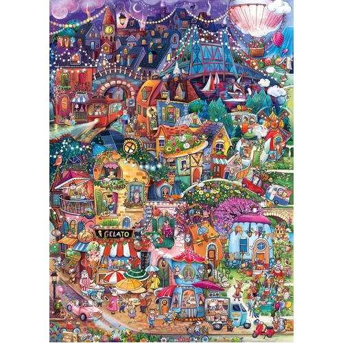 Heye - Happytown, Good Evening Puzzle 1000pc