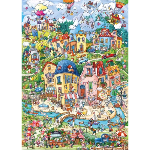 Heye - Happytown, Good Morning Puzzle 1000pc