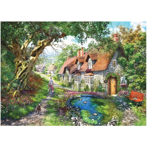 Holdson - Picture Perfect The Flower Hill Cottage Puzzle 1000pc