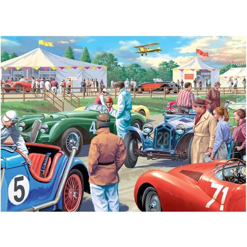 Holdson - A Spiffing Time, Classic Cars Large Piece Puzzle 500pc